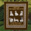 Lhasa Apsos 09 Ndq0452 Quilt  Quilt